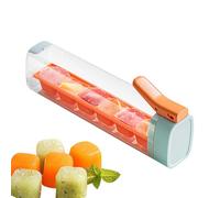 Bac à glaçons | Presse sans contact | Boîte à glaçons cube pour congélateur | Pour boisson, bière, lait, bourbon, maison, appartement, dortoir, bureau, camping, pique-nique
