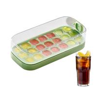 Bac à glaçons - Produit réutilisable avec couverture,capacité élevée moule alimentaire flexible récipient pour café cocktail whisky maison eau réfrigérateur boissons