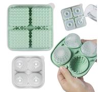Bac À Glaçons | Récipient En Silicone Portable Et Réutilisable Avec Couvercle Entonnoir | Grand Moule À Boules De Glace,Pour Congélation Cuisine Réfrigérateur Congélateur Foyer Maison Intérieu
