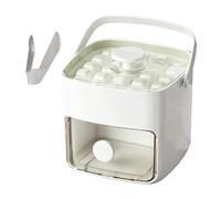 Bac à glaçons | Réutilisable Double Couche avec Pinces et Couvercle Presseur - Petit Seau À Blocs De Glace,Pour Cocktails Vin Refroidissement Camping-Car Voyage Camping Maison Restaurant