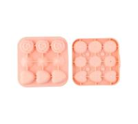 Bac à glaçons romantique en silicone en forme de cœur et diamant Rose romantique Convient pour la cuisine et un usage quotidien vous offrant une commodité sans souci (rose)