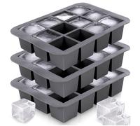 Bac à glaçons silicone 19.5x14x4 cm 3 pcs moule glaçons boissons froides
