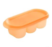 Bac à Glaçons Silicone Souplesse Libération pour facile Bac à(Orange)