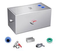 Bac À Graisse Commercial À Entrée Supérieure, Intercepteur En Acier Inoxydable, Séparateur D'Eau Et D'Huile Sous Évier Pour Restaurant, Café, Cuisine/60 * 40 * 30Cm/24 * 16 * 12In