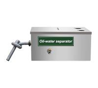 Bac À Graisse Commercial Sous Évier, Entrée Par Le Haut, Séparateur de Graisse en Acier Inoxydable, Adapté aux Restaurants, Cafétérias, Cuisines(Medium)