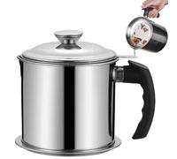 Bac à graisse pour bacon Pot Filtrant En 1,3 L Et Poignée