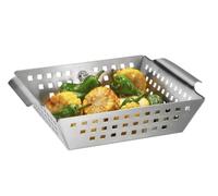 Bac à griller 25 x 21.5 x 5 cm cuisson barbecue légumes poissons pommes de terre