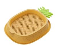 Bac à herbe à chat, bac à herbe à chat domestique - Plateau à semis et à germination, pot d'herbe de blé, terre, plante pour chat d'intérieur