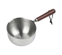 Bac à huile en acier inoxydable avec trou de suspension pour un rangement organisé et une utilisation quotidienne dans la préparation et le brassage de sauce fondante au beurre (400 ml)