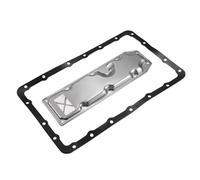 Bac à huile Kit de filtre de transmission automatique, filtre de refroidisseur d'huile CVT, joint de carter d'huile compatible avec Mitsubishi Montero 1997-2002 Carter aluminium