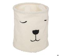 Bac à jouet en bouclette H40cm blanc