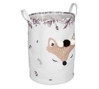 Atmosphera Bac à jouet Renard Tissu H50 cm