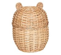 Bac à jouets ""Oreilles"" naturel saule tressé Atmosphera Kids