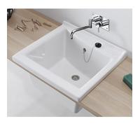 Bac à laver BLINK - 64 x 61 cm - Profondeur de la cuve : 30,2 cm - couleur : Blanc brillant