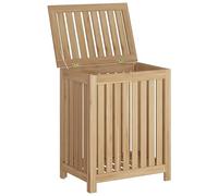 Bac à linge 50x35x60 cm bois de teck massif