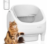 Bac à Litière Automatique Pour Chat Autonettoyant Avec Contrôle Via Application, Grande Capacité 10,5L, Ultra Silencieux, Neutralisation Des Odeurs, Sécurité Anti-Pincement, Idéal Pour Grands Chats Et