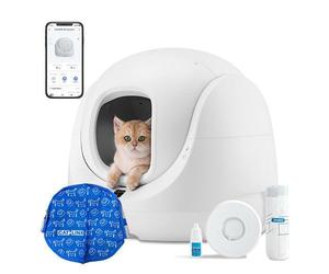 Bac à litière autonettoyant Catlink Baymax (blanc)