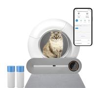 Bac à Litière Autonettoyant pour Chat, Grand Bac à Litière Automatique pour Chat,Toilette Autonettoyante pour Chat,Robot De Bac à Litière Automatique,pour Plusieurs Chats