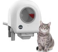 Bac à LitièRe Autonettoyant Pour Chat Pour Familles éLevant Des Animaux De Compagnie, Grande Capacité Pour 2 Chats, ContrôLe Par Application/ContrôLe Par Panneau, L'éChappement Peut êTre Programmé