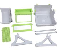 Bac à litière autonettoyant pour chat PP plastique montage facile style seau à taper semi-automatique grand Kitty Pan