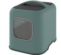 Bac à litière avec couvercle et pelle ROTHO, en plastique recyclé Vert Vert foncé G