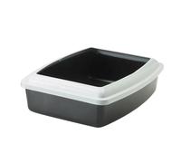 Vadigran Litière pour chat "Oval jumbo" 56 x 43,5 x 14,5 cm 3 couleurs assorties