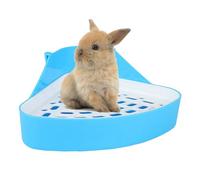Bac à litière Bunny Corner | Toilette d'angle pour pot pour animaux de compagnie plus grande casserole,Pet Toilet Potty Trainer Cage pour animaux de compagnie détachable pour lapin lapin cochon d'inde