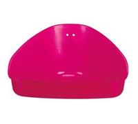 Trixie Bac à litière d'angle pour rongeurs - recyclé, couleurs aléatoires - L16×H7×P12/12cm - 6254