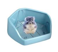 Bac à litière d'angle pour lapin, cage à litière pour lapin, poulet, design métallique amovible