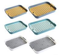 Bac à litière écologique pour petits animaux et facile à nettoyer pour lapins et hamsters (D)