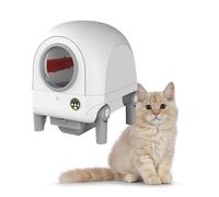 Bac à LitièRe éLectrique Autonettoyant, Bac à LitièRe Robot Automatique, ContrôLe Par Application Et ContrôLe Par Panneau, Pour Chatons/Petits Chats D'IntéRieur