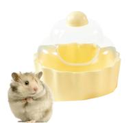 Bac à litière en forme de gâteau pour hamster, bac à sable pour petits animaux | Bac à litière transparent stable pour hamster lévé, souris, gerbilles, écureuil