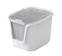 Bac à litière fermé for Chat avec Couvercle, Grand bac à litière Amovible, entrée Avant, Sortie supérieure, Toilettes for Animaux de Compagnie, Nettoyage Facile bac litiere pour Chat