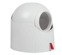 Bac à litière fermé pour Chat Semi-Automatique 45 L Grande capacité Bac à litière Amovible Nettoyage du Papier ABS Construction Durable pour Les Maisons intérieures et Multi-Chats