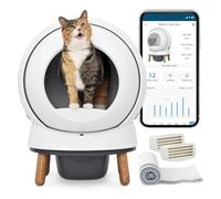 Bac à litière for Chat autonettoyant Automatique - Contrôle avancé des odeurs par Application avec Surveillance de la santé Fonctionne n’Importe Quelle