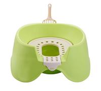 Bac à Litière - Grande Litière pour Chat | Toilettes pour Animaux domestiques à Bords Hauts et Ouverture supérieure pour Petits Appartements, Lapins et Chats Grands