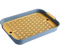 Bac à litière hygiénique en plastique pour chat, cochon d'Inde, furets, chinchillas, hamsters et oiseaux, petite et moyenne taille, litière nettoyante ouverte (F)