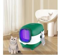 Bac à litière - JEOBEST - Vert - 40*39*56cm - Stérilisation UV - Avec pelle et sachet déodorant
