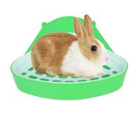 Bac à litière Lapin - Bac à litière Bunny Corner - Pet Toilet Potty Trainer Cage pour Animaux de Compagnie détachable pour Lapin Cochon d'Inde furets Chinchilla
