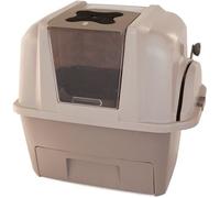 Bac à litière - LCC® - Semi-automatique - 27cm x 25cm - Plastique sans BPA - Gris