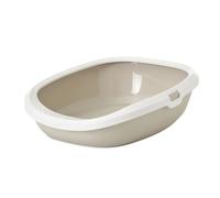 Bac à litière medium avec rebord pour chat Nobby Pet Gizmo Beige 44x35,5x12,5 cm