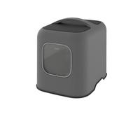 Bac à litière ROTHO MyPet Biala avec couvercle et pelle, en plastique recyclé Anthracite Anthracite G
