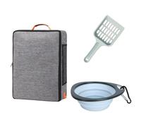 Bac à litière pliable multifonction pouvant être utilisé comme sac de rangement ou baignoire étanche portable pour un usage domestique