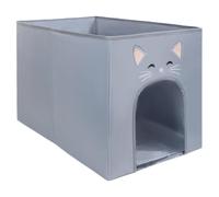 Bac À Litière Portable pour Chats Bac Pliable étanche sans Fuite | bac à litière d'extérieur pour maison, intérieur, extérieur, , voiture, camping, chatons, hôtel pour animaux