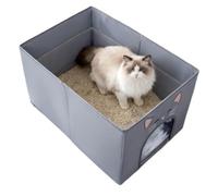Bac À Litière Portable pour Chats Toilette Pliable Anti-Fuite Imperméable | bac à litière d'extérieur pour chaton et animal domestique, maison, intérieur, extérieur, , voiture, camping-car, campin