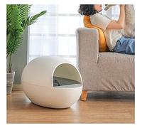 Bac à litière pour chat autonettoyant Intelligent entièrement automatique chat toilette Anti-éclaboussures oeufs chats litière nettoyage électrique chat maison chat bac à sable Facile à installer et n