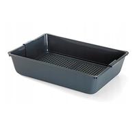 Bac à litière pour chat avec tamis Grande surface lisse 41,5 x 30 x 10 cm