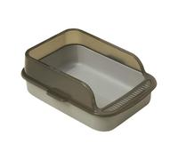 Bac à litière pour chat - Bac à litière haut pour chat | Plateaux pour chats d'intérieur | Boîte à plateau | Chaton | Plateau supérieur ouvert | Bac hygiénique pour contrôle des odeurs pour un usage