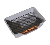 Bac à litière pour chat - Bac de toilette portable, station de déjections canines | Solution de salle de bain intérieure et extérieure pour animaux domestiques, accessoire de dressage d'animaux