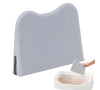 Bac à litière pour chat, boucliers anti-pipi, côté haut, dessus ouvert, bac à litière pour chat, maintient la litière dans le bac, bac à litière entièrement fermé avec couvercle, type tiroir, bac à li